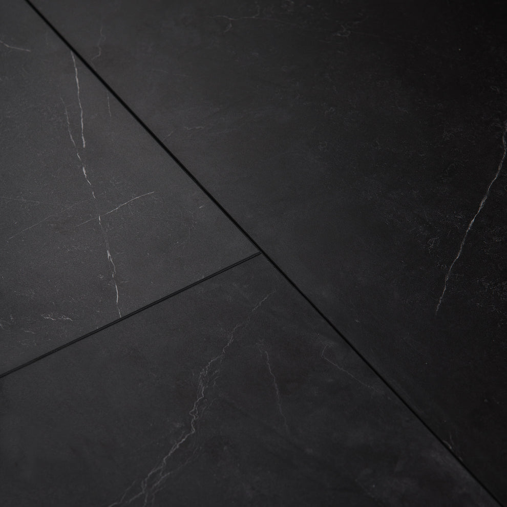Black Marble - Luxe Vision SPC 4mm UV Resistant Coating Wall Panelling (123045)