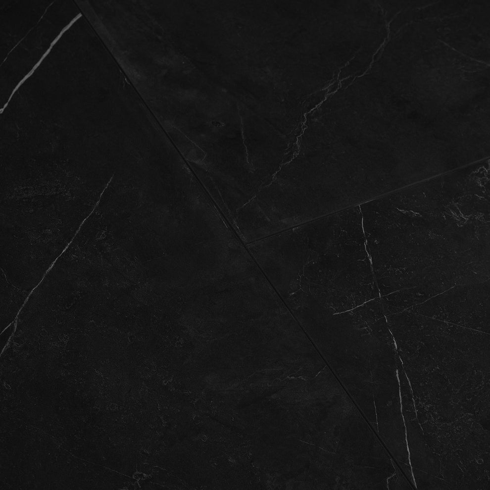Black Marble - Luxe Vision SPC 4mm UV Resistant Coating Wall Panelling (123045)